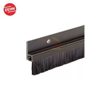 Zehn Rbpvc-04Bl Black Pvc Hair Brush Door Sealpenahan Debu Pintu