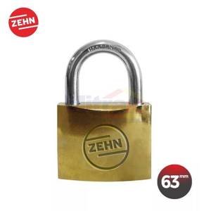 Zehn Gembok 305-63 63Mm Iron Padlock Brass Cylinder