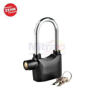 Zehn Gembok Leher Panjang Alarm Pagar ZN325-SSP Hitam