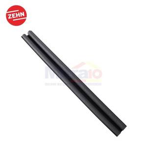 Zehn Penutup Celah Bawah Pintu 93X10X3 Cm Hitam