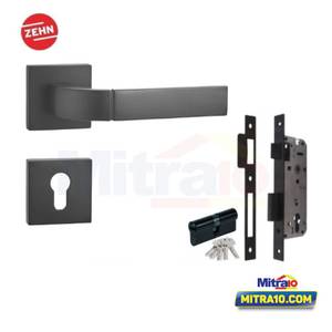 Zehn Gagang Pintu Lux 16 LT808-103-MB+ BODY SUS304 Matt Black (Set)