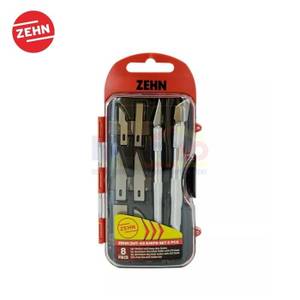 Zehn Satu Set Pisau Ukir ZMT-08 (8 Pcs)