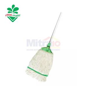 Cleanmatic Tongkat Pel Lantai 220069 Wet Mop Industrial Putih