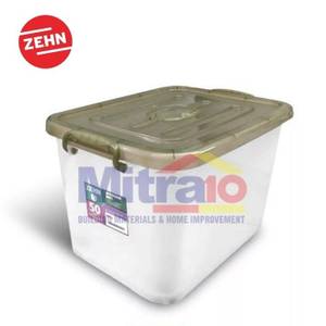 Zehn Box Kontainer Penyimpanan Barang MT-HC-85B 85 Liter Abu