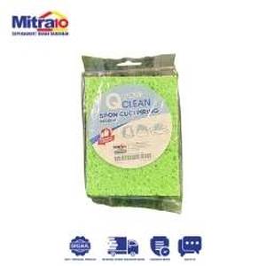 Quickie Clean Spon Pembersih Cellulose 3Pcs