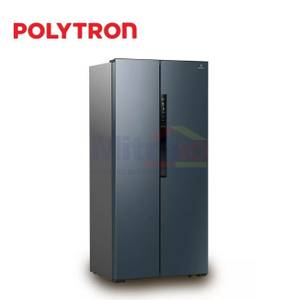 Polytron Kulkas 2 Pintu Side By Side PRS 460 Abu
