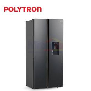 Polytron Kulkas 2 Pintu Side By Side PRS480X 450 Liter Abu