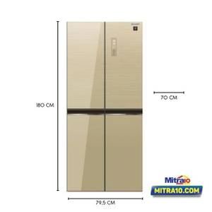 Sharp Kulkas 4 Pintu Side By Side SJ-IF51 PG-CG Gold