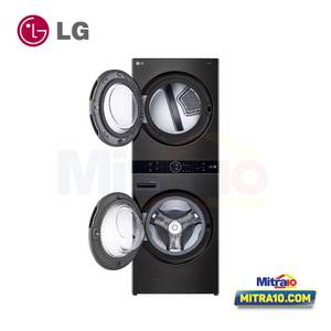 LG Mesin Cuci Front Loading WashDry AI DD™ 21 Kg / 17 Kg F2721HVSSEP Stainless