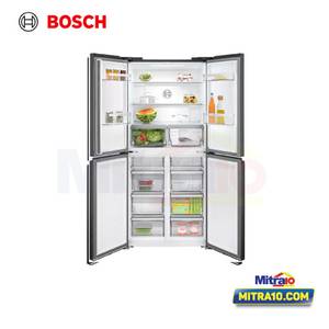 Bosch Kulkas Multi Door KMC85LBEA 547 Liter 189.5 x 85.5 cm Pintu Kaca Hitam
