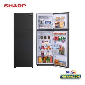 Sharp Kulkas 2 Pintu 2D SJ-426SI-GK 338 Liter Inverter Hitam