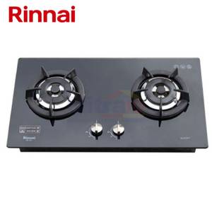 Rinnai Kompor Tanam Kaca 2 Tungku RB-2GH-C(BK) Hitam