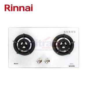 Rinnai Kompor Tanam Kaca 2 Tungku RB-2GH-C(OW) Putih