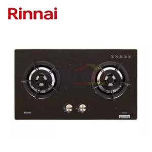 Rinnai Kompor Tanam Kaca 2 Tungku RB-2GH-C(SB) Hitam