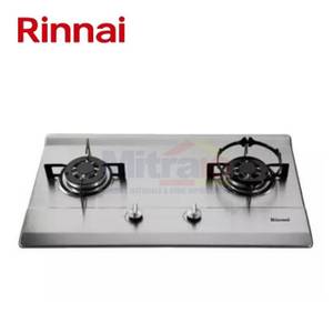 Rinnai Kompor Tanam Stainless 2 Tungku RB-712N(S) Silver