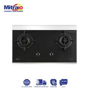 Rinnai Kompor Kaca Tanam 2 Tungku RB-7512D(G) 2BR 
