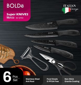 BOLDe Super KNIVES Monza 6 Pcs Set