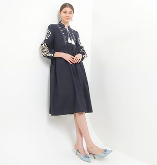 Hush Puppies Pakaian Wanita Dress Nc Jemny