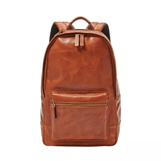 Fossil estate leather backpack hot sale