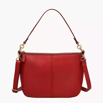 Fossil Jolie Leather Crossbody Bag Garnet ZB7716-611 Original