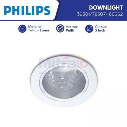 Jual Philis Downlight 39301 78307 66662 3 Inch Putih