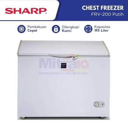 Jual Sharp Chest Freezer FRV 200 195 Liter Putih