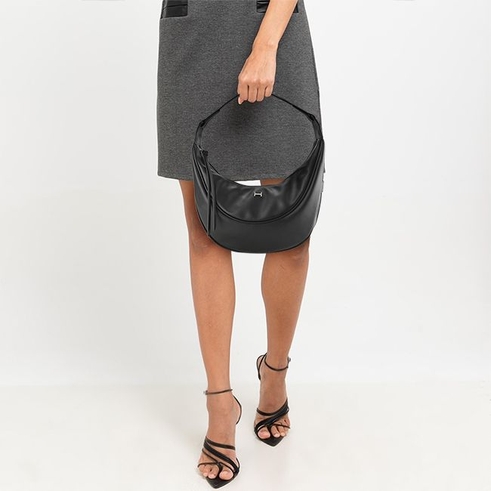 Hush Puppies Tas Wanita Sienna Hobo M In Black