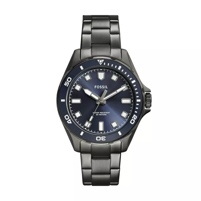 Dalton Three-Hand Smoke Stainless Steel Watch BQ2904