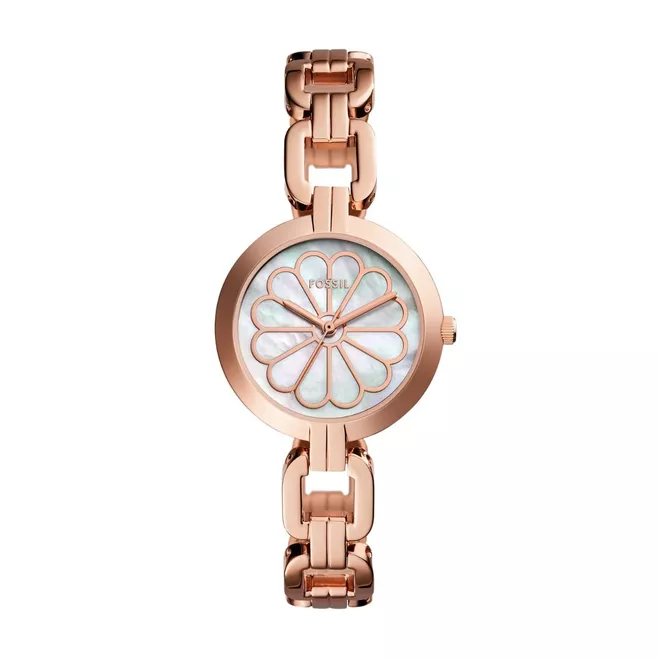 Kerrigan Three-Hand Rose gold Stainless Steel Watch