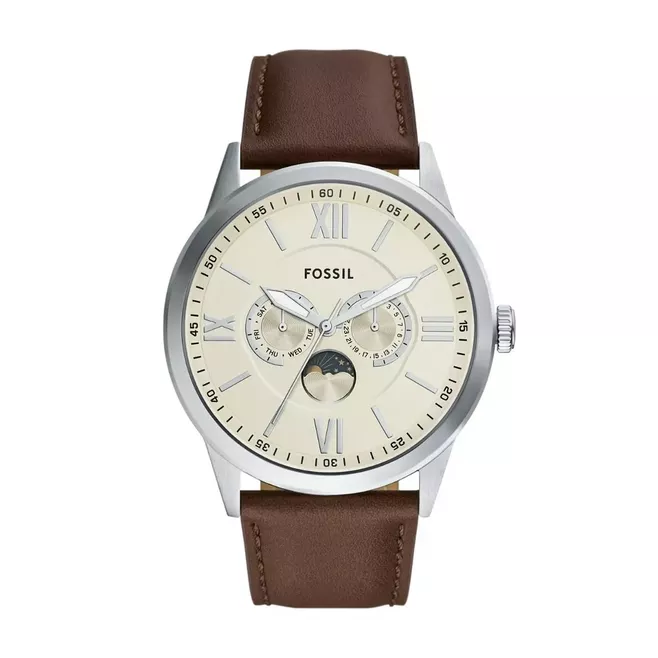 Flynn Brown Leather Watch BQM7085