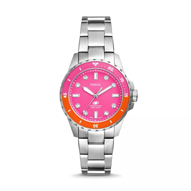 Fossil Blue Dive Three-Hand Stainless Steel Watch