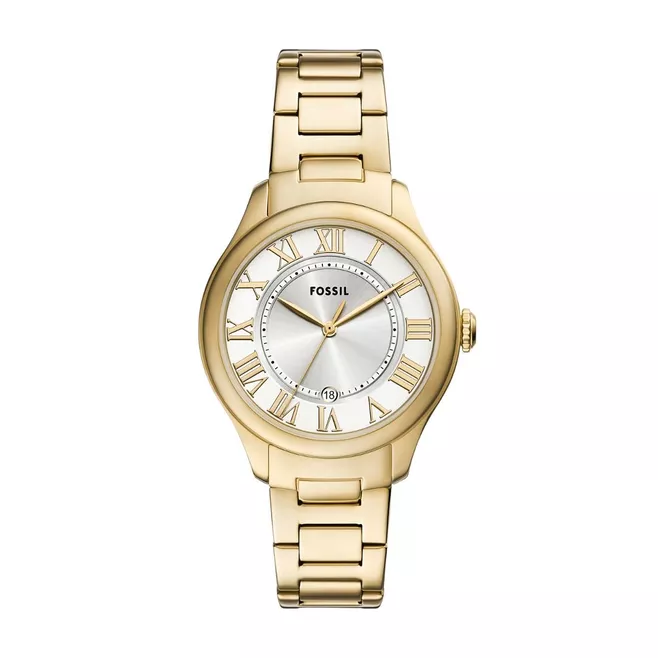 Gilmore Three-Hand Date Gold-Tone Stainless Steel Watch -ES5395