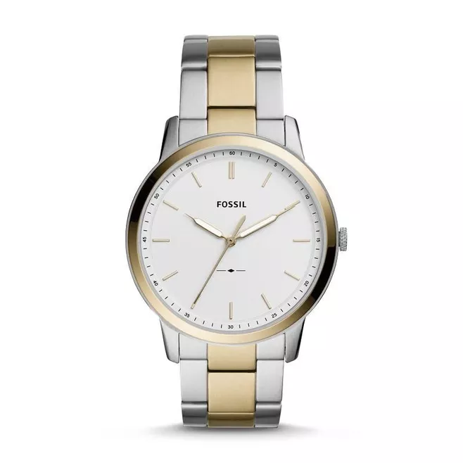The Minimalist Three-Hand Two-Tone Stainless Steel Watch