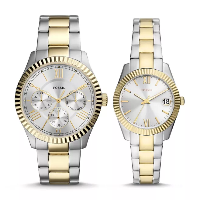 Jam tangan fossil couple set outlet