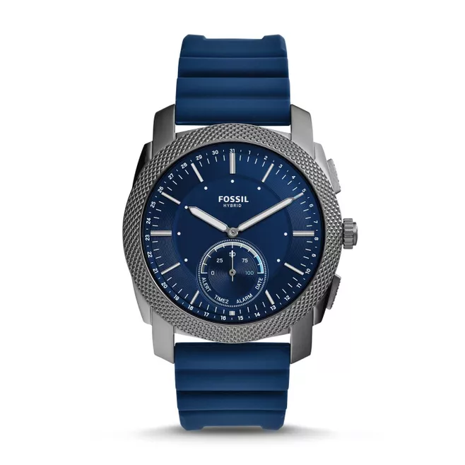 Hybrid smartwatch machine navy silicone shop