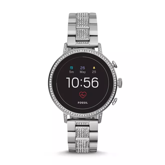 Stainless Steel Fossil Q Venture Hr Gen Reviews Gen Smartwatch