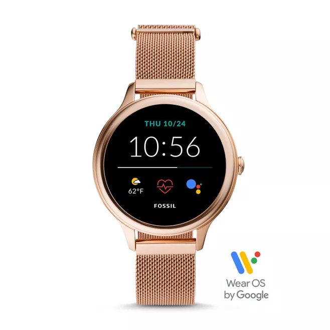 Gen 5E Smartwatch Rose Gold-Tone Stainless Steel Mesh