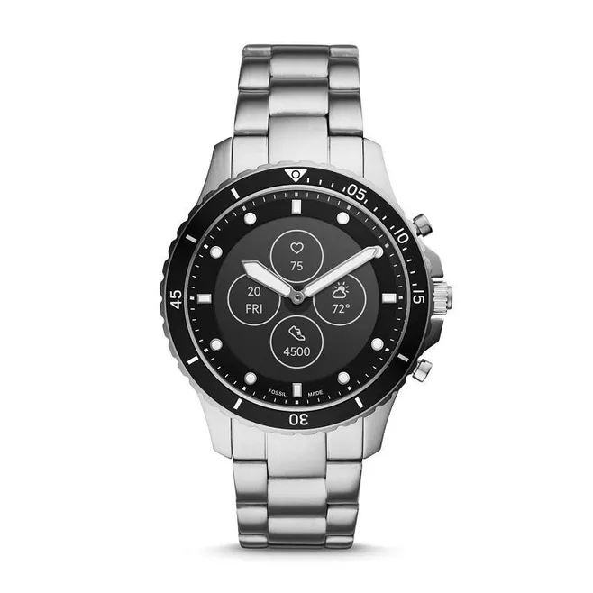 Hybrid Smartwatch HR FB-01 Stainless Steel
