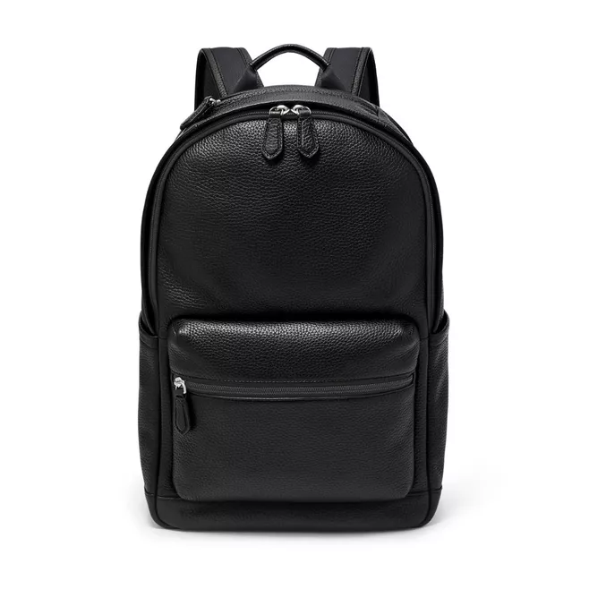 Buckner Leather Backpack Black - Main Image