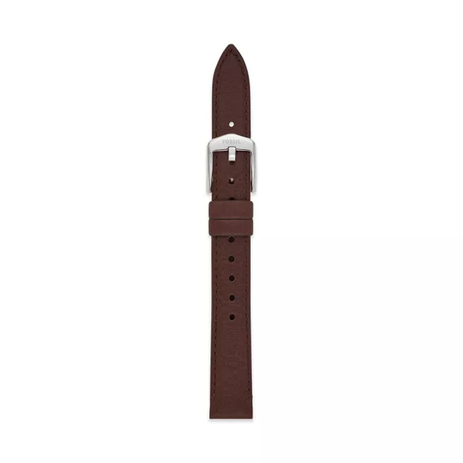 14mm Dark Brown LiteHide™ Leather Strap Brown