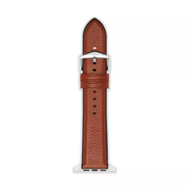 42mm/44mm/45mm Brown Leather Band for Apple Watch®