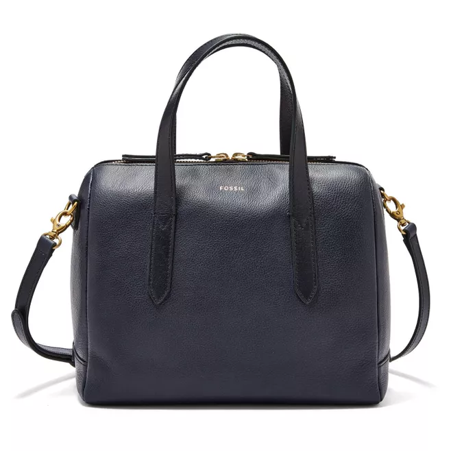 Fossil sydney satchel midnight navy sale