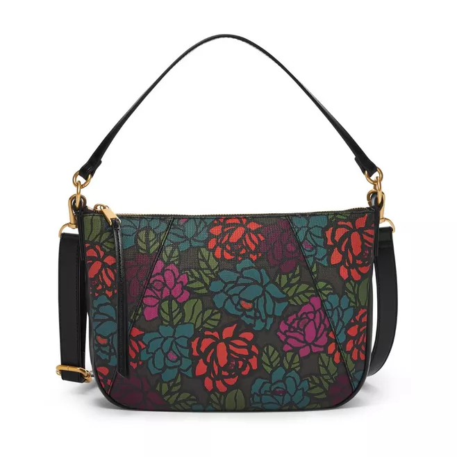 Skylar Crossbody Dark Floral