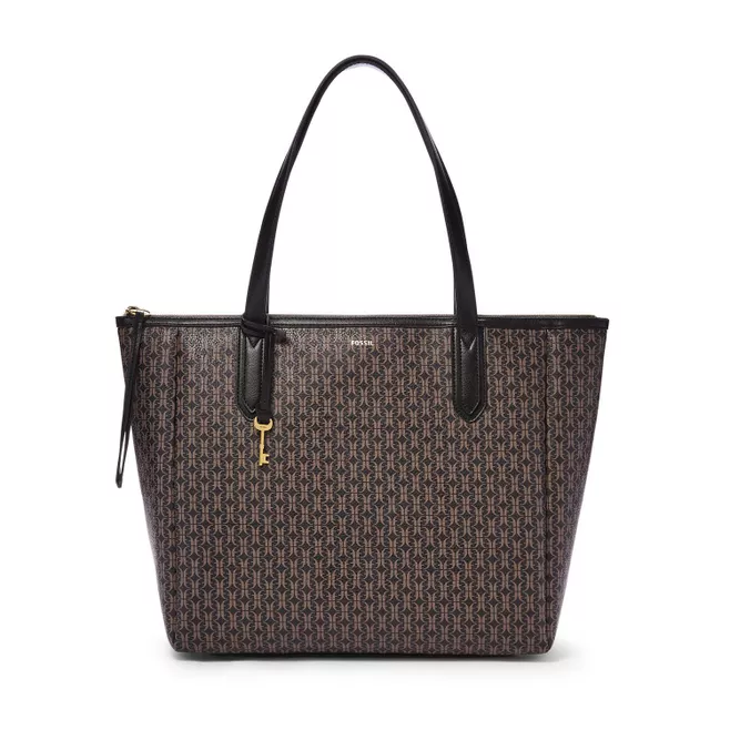 Fossil tote black new arrivals