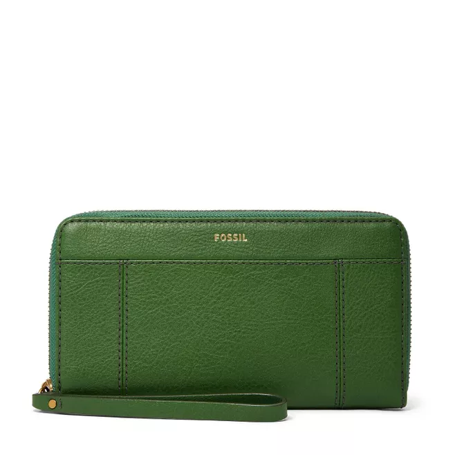 Jori Zip Clutch Medium Green