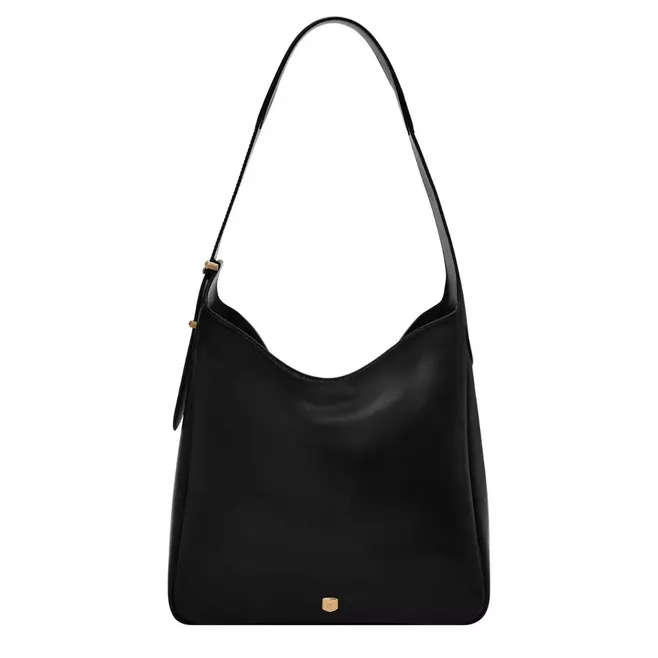 Dillon Black Leather Hobo Bag ZB11091-001