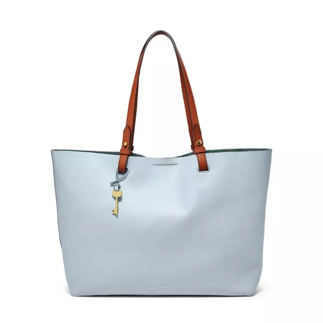 Fossil rachel tote horizon blue on sale