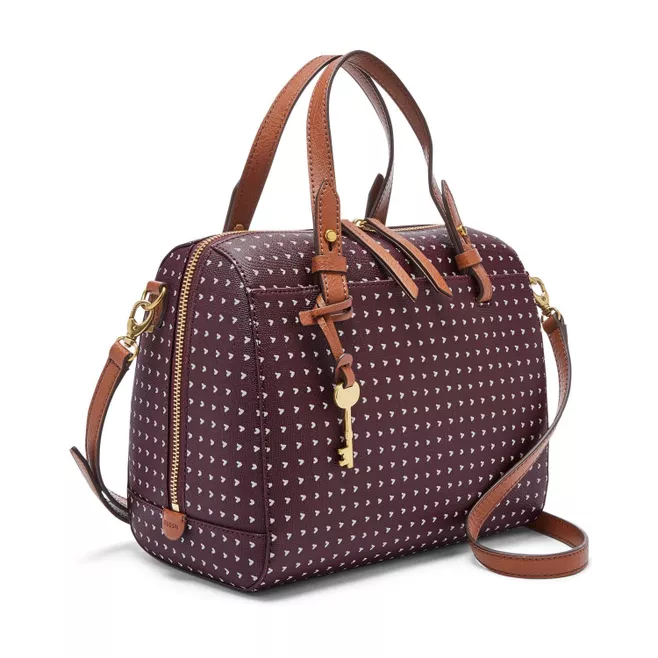 Fossil rachel satchel fig cheap