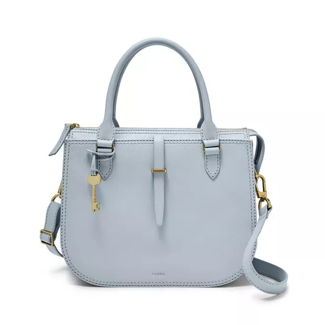 Fossil ryder satchel blue hotsell