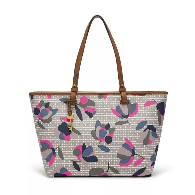 Fossil rachel tote floral clearance